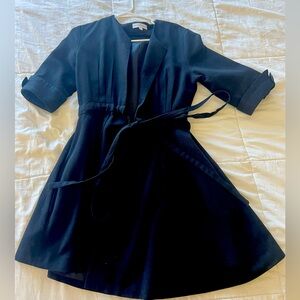 Stylish Short Black Coat